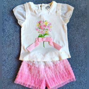 Mayoral short set for baby girl
